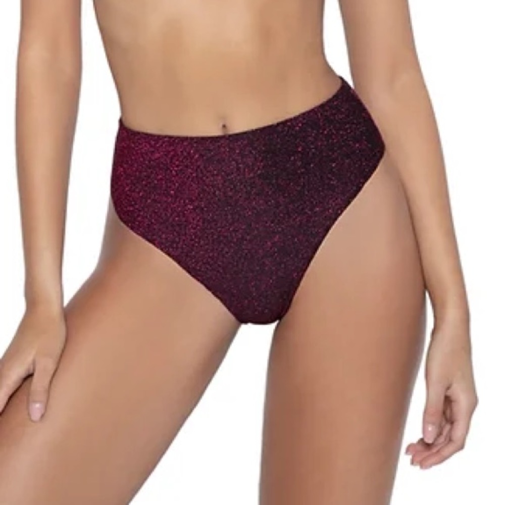 NWT BOAMAR Shimmer Bikini Bottoms Size Small Z68